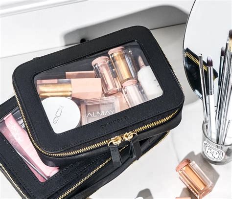 truffle makeup bag dupe|clear small make up bag.